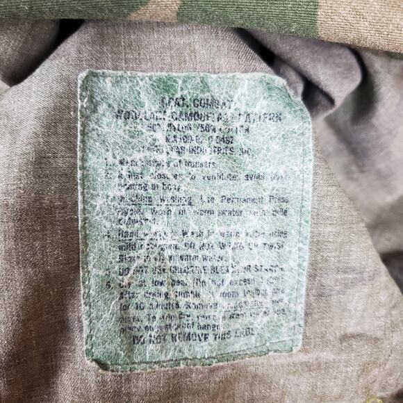 Army Combat Coat in Woodland Camo Size Small Long - Picture 9 of 10